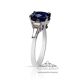 2.98 ct Untreated Ceylon Platinum Sapphire Ring,