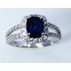 sapphire ring royal blue