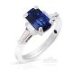 Platinum Natural Sapphire Ring, 1.68 ct GIA Certified 