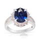 Platinum Sapphire Ring,  2.34 ct Unheated GIA Certified 
