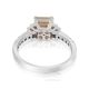 orange sapphire diamond ring for sale