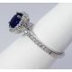 6 size sapphire ring