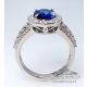 full blue sapphire ring photo 
