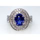2.28 ct Blue sapphire ring