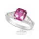 real pink sapphire ring
