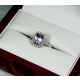 Light Purple sapphire ring 