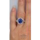 Vivid Blue Sapphire ring 