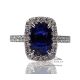 dark blue sapphire ring 
