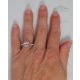 orange sapphire diamond engagement rings in platinum