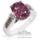 Oval Cut pink Sapphire Ring