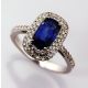 4 grams blue sapphire ring