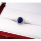 2.63 ct sapphire ring in box 