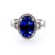 Custom blue sapphire ring