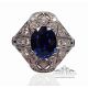 Royal Blue Sapphire ring 