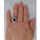 Color Change Sapphire Ring, 3.02 ct Unheated Platinum GIA Certified 
