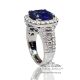 platinum sapphire diamond ring