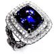 9.70 grams blue sapphire ring