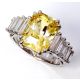 untreated yellow sapphire ring