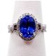 2.50 ct blue sapphire ring