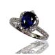Untreated sapphire ring 