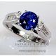 1.78 ct blue sapphire ring 