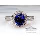 14kt blue sapphire ring 