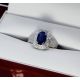 blue sapphire ring in box 