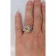 Unheated Platinum Yellow Sapphire Ring, 3.07 ct GIA Certified Ceylon Sapphire 