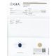 GIA certified Blue Sapphire diamond ring