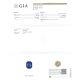 Platinum Sapphire Ring, 4.06 ct Unheated Emerald Cut GIA Certified 