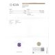 Platinum Purple Sapphire Ring, 2.70 ct Unheated GIA Certified