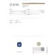 Untreated Sapphire Platinum Ring - 3.06 ct Cushion GIA Custom Order 