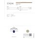 GIA for blue sapphire Emerald Cut