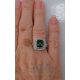 18kt green sapphire ring