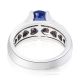 Unheated Sapphire Ring, 2.06 ct Platinum Custom Ring GIA Certified