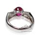 white gold and ruby ring 
