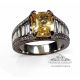 fancy yellow sapphire ring