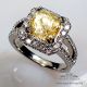 yellow sapphire ring for Ladies 