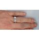 2.14 ct Untreated Platinum White Ceylon Sapphire Ring, GIA - 3171