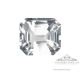 Unheated White Asscher Cut Sapphire, 9.63 ct GIA Origin Certified