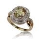rich yellow sapphire and diamond ring