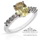 oval yellow sapphire engagement ring for sale