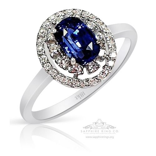 Cornflower-Blue-sapphire-and-diamonds-ring