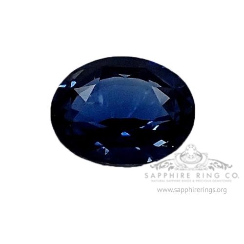 untreated blue sapphire