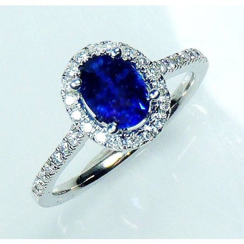Sapphire & Diamond Ring 