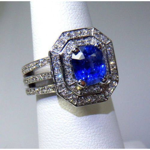 Sapphire and Diamond Ring 