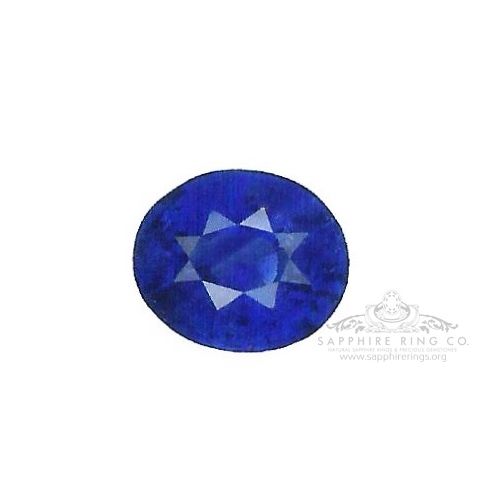 Natural Blue Ceylon Sapphire, 1.25 ct GIA Certified 
