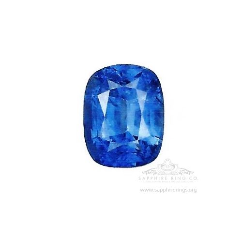 Natural Ceylon Sapphire, 1.32 ct Cushion Cut GIA Certified 