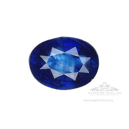 Natural Ceylon Sapphire, 3.04 ct Oval Cut GIA Certified 