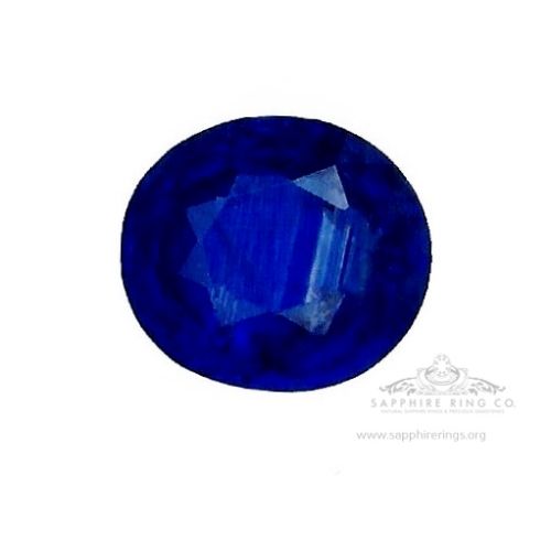 Natural Ceylon Sapphire, 3.07 ct Vivid Blue GIA Certified 